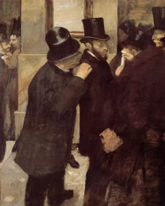 Portraits at the Stock Exchange – Financial Hustle – Hand-Painted Oil