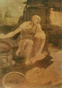 St. Jerome – Devout Meditation – Textured Canvas