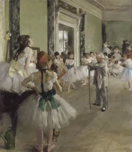The Ballet Class – Graceful – Hand-Painted Oil