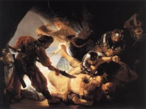 The Blinding of Samson – Gruesome – Textured Canvas