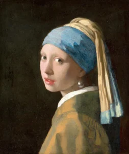 The Girl with a Pearl Earring – Iconic Gaze – Textured Canvas