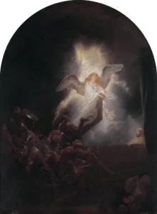 The Resurrection of Christ – Divine Light – Hand-Painted Oil hand-painted oil painting by DafenArts