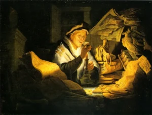 The rich fool – Parable – Hand-Painted Oil