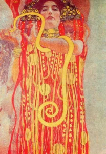 Hygieia – Golden Vitality – Textured Canvas
