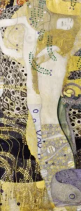 Water snakes I – Serene – Hand-Painted Oil