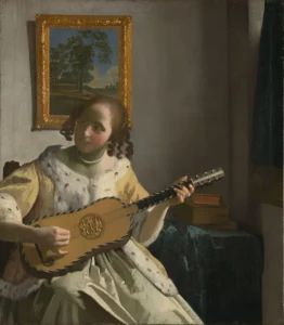 Youg woman playing a guitar – Melodic – Textured