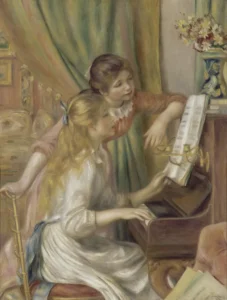 Young Girls at the Piano – Melodic – Impasto
