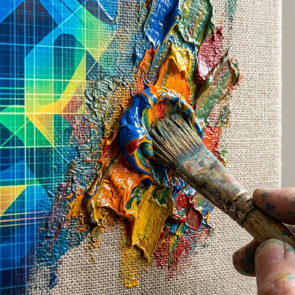 ai image to brushwork translation