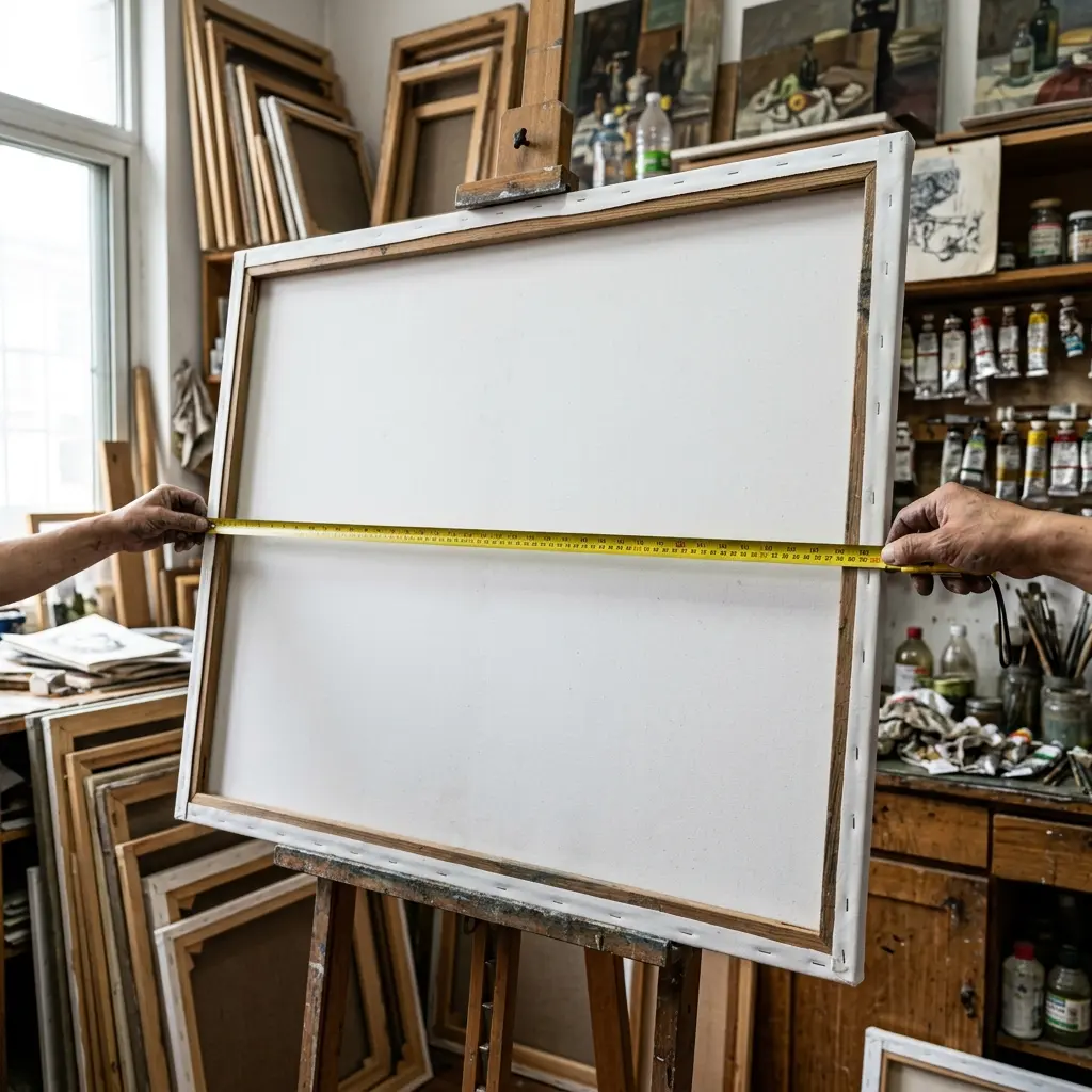 custom size oil painting proportion check
