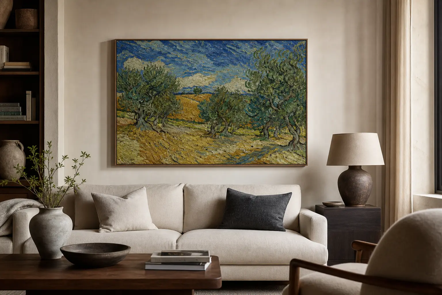 Vincent van Gogh oil painting reproduction in an interior