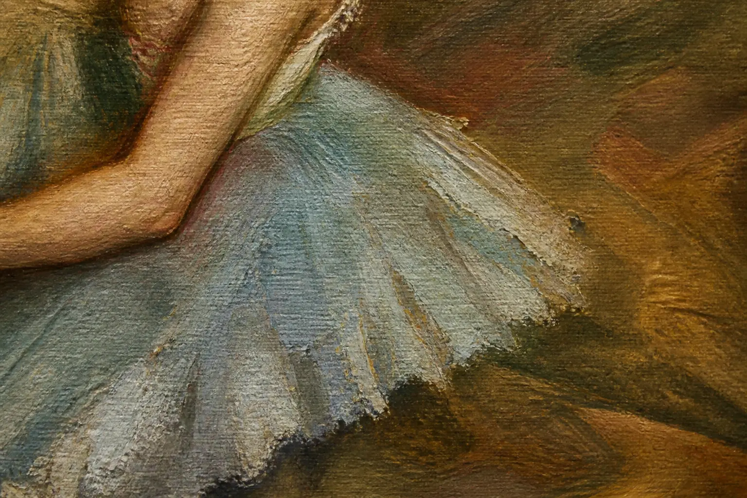 Edgar Degas reproduction brushwork texture