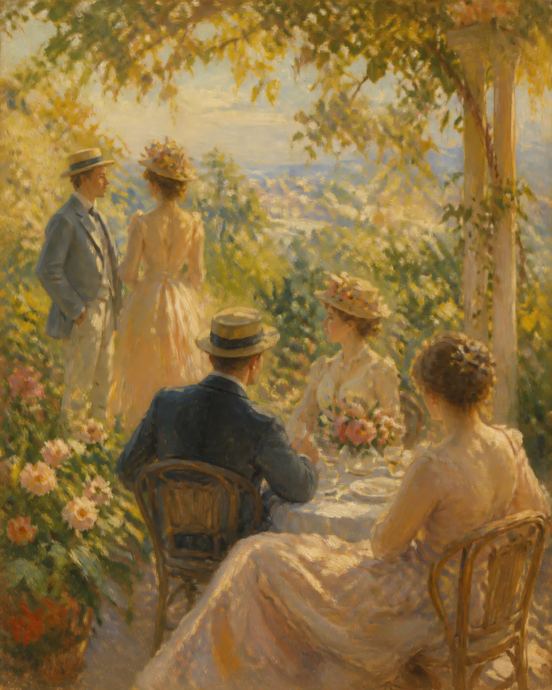 Pierre-Auguste Renoir oil painting reproductions in warm Impressionist colors