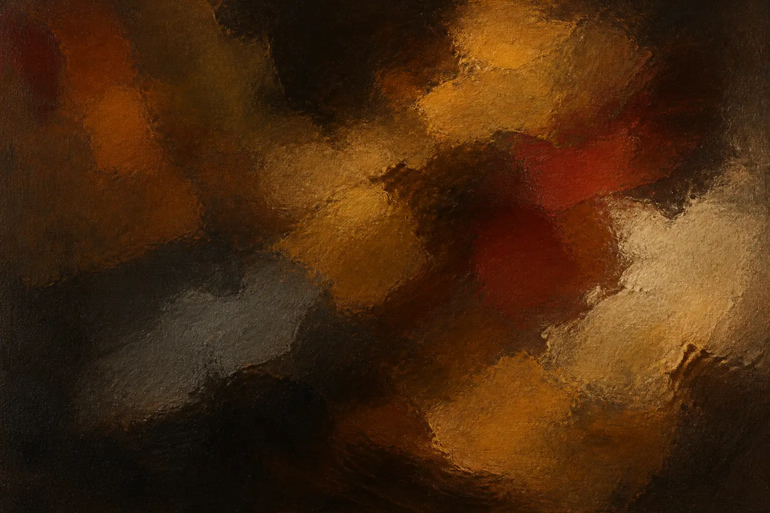 Rembrandt inspired oil color palette